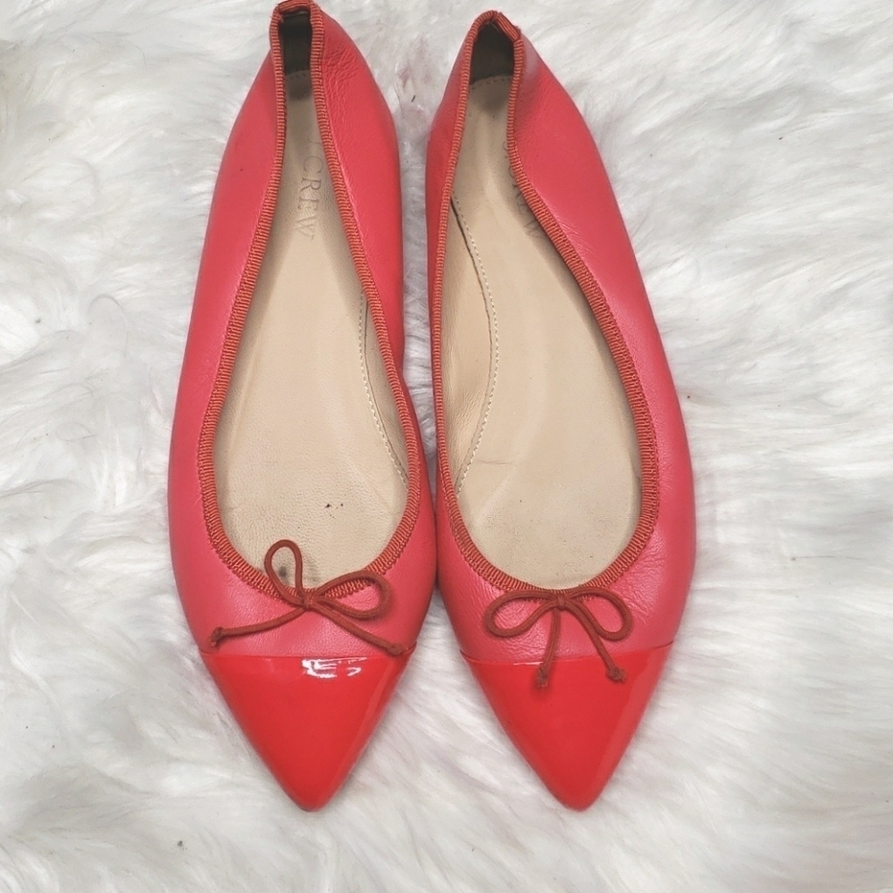 J.Crew Gemma ballet flats in Coral Sunset 7